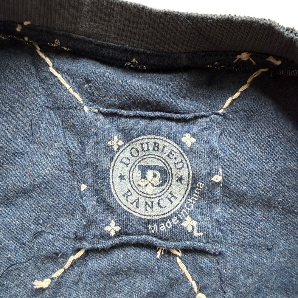 Double D Ranch Womens USA Patchwork American Flag… - image 4